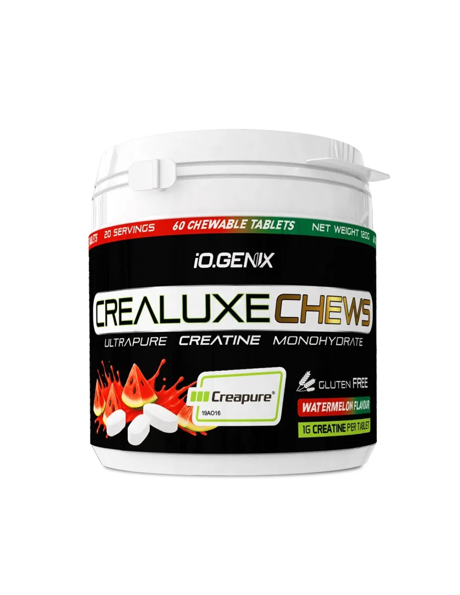 Creatina, Creapure, Masticable, sabor Sandía, 60 comprimidos