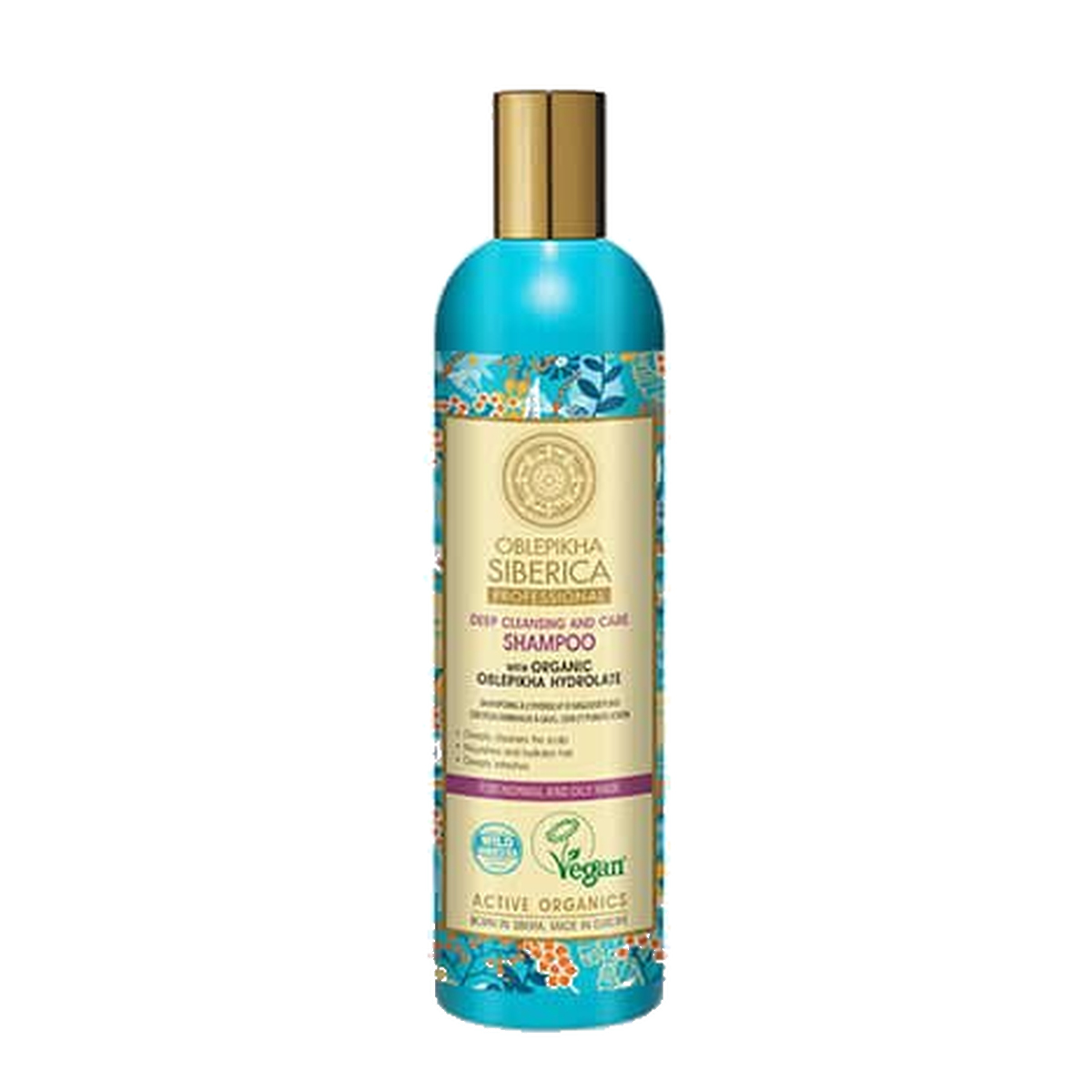Champú Oblepikha, para cabello normal y graso, 400 ml