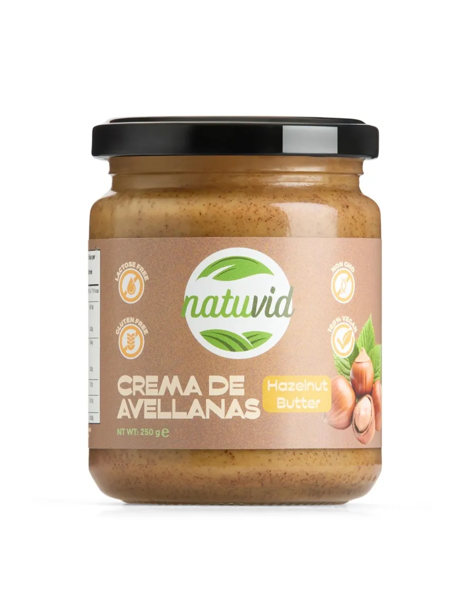 Crema de avellanas, 250 gramos