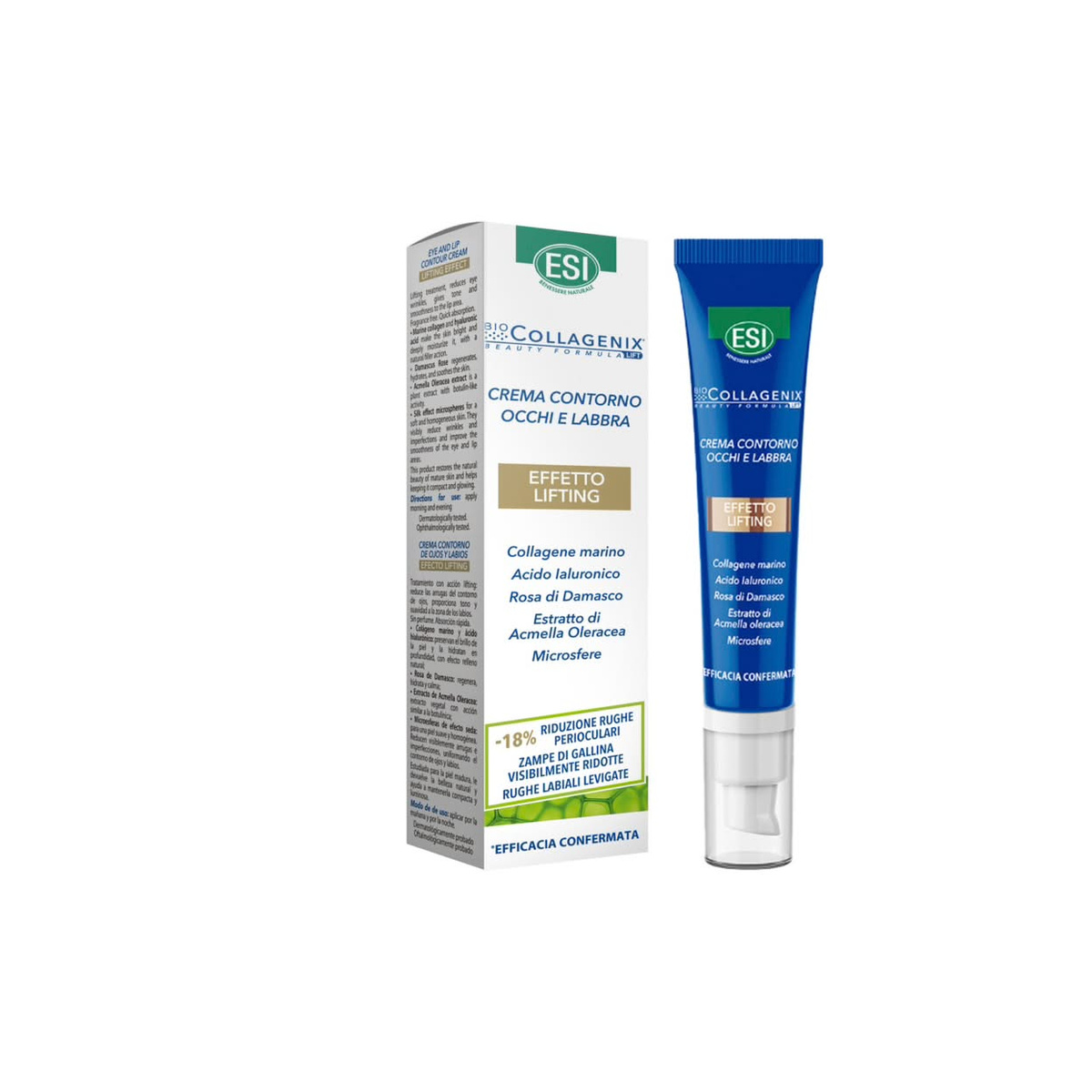 Crema contorno de ojos y labios, Collagenix,15ml