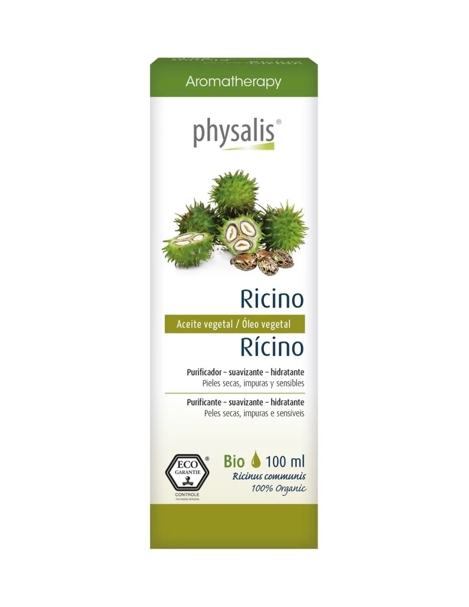 Aceite vegetal, Ricino, BIO, 100ml