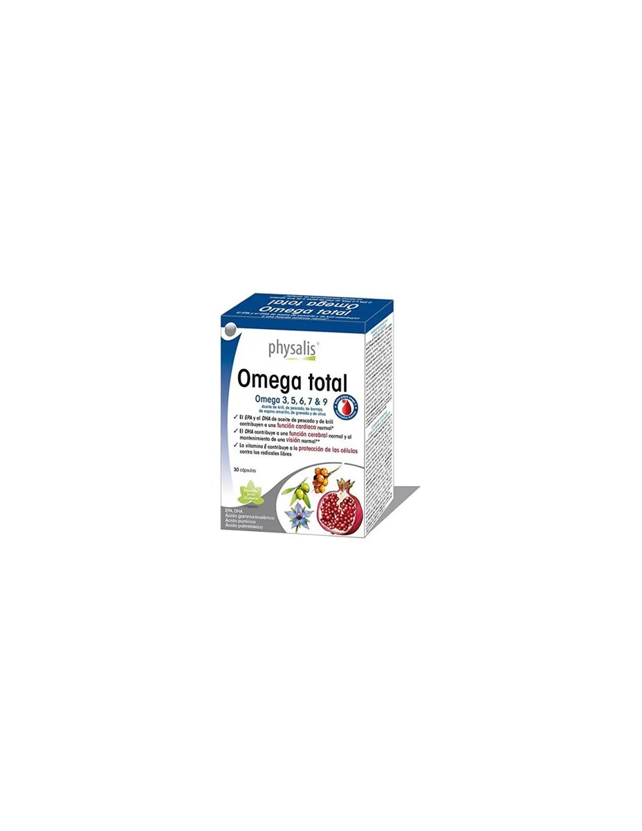 Omega Total: 3,5,6,7 y 9, 30 cápsulas