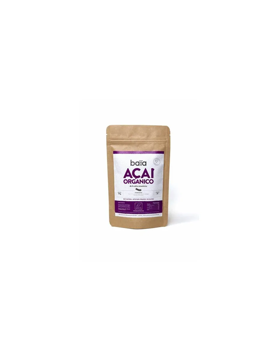 Acai orgánico, 125 gramos