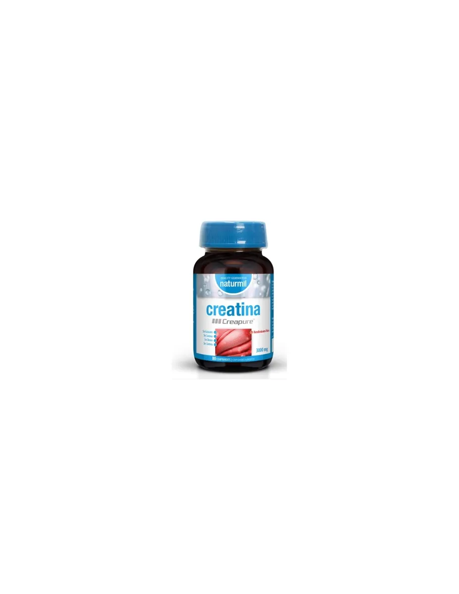 Creatina, Creapure, 80 comprimidos (750 mg), Naturmil
