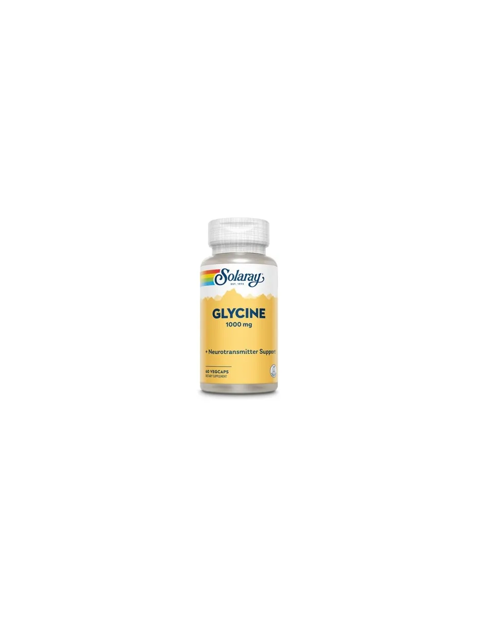 Glicina, 1000mg, 60 cápsulas