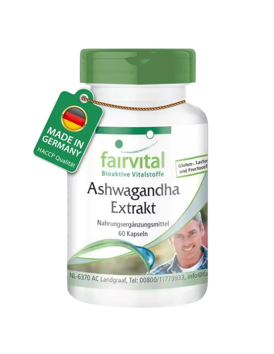 Extracto de Ashwagandha, 60 cápsulas, 500 mg