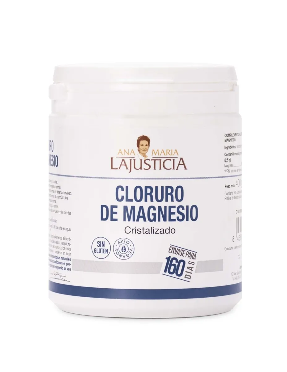Cloruro de Magnesio, 160 días, 400 gramos