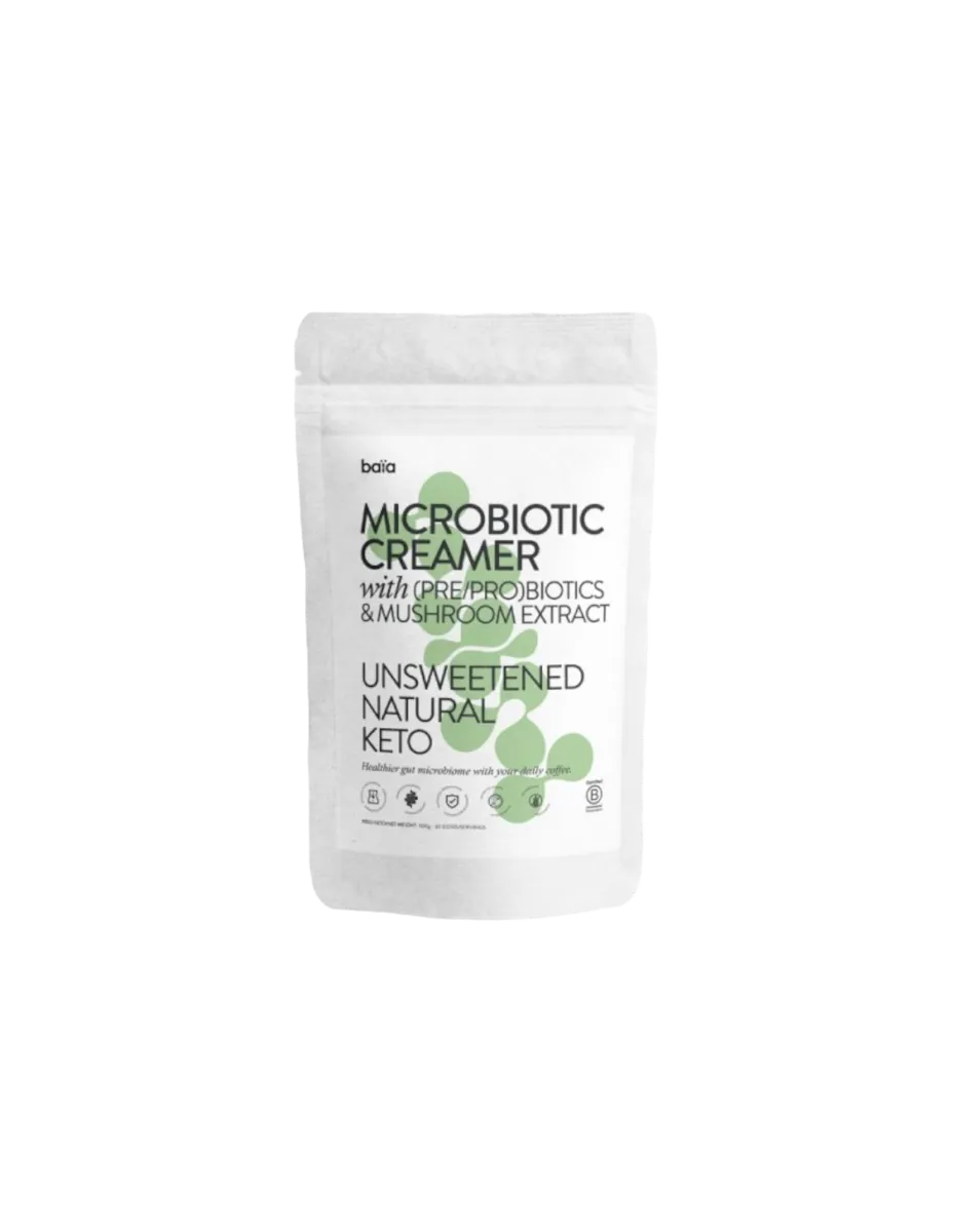 Microbiotic  Creamer, Si azúcar ni edulcorantes, Sin gluten ni Lactosa, 500 gramos