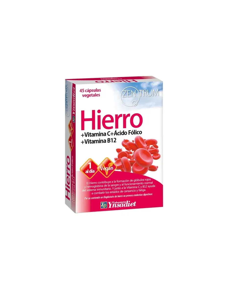 Hierro, 45 cápsulas