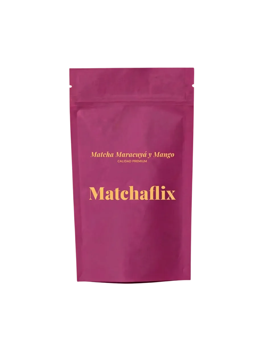 Té Matcha, Maracuyá y Mango, Premium, 100 gramos, Doypack