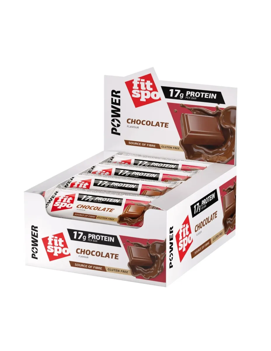 Barrita proteica, sabor chocolate, 55 gramos