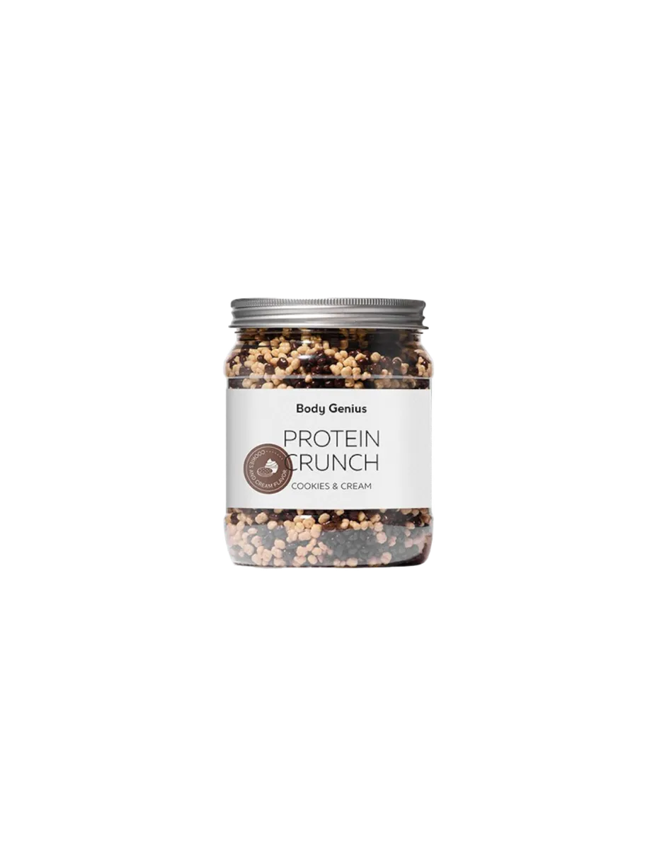 Protein Crunch, sabor Cookies Cream, 500 gramos