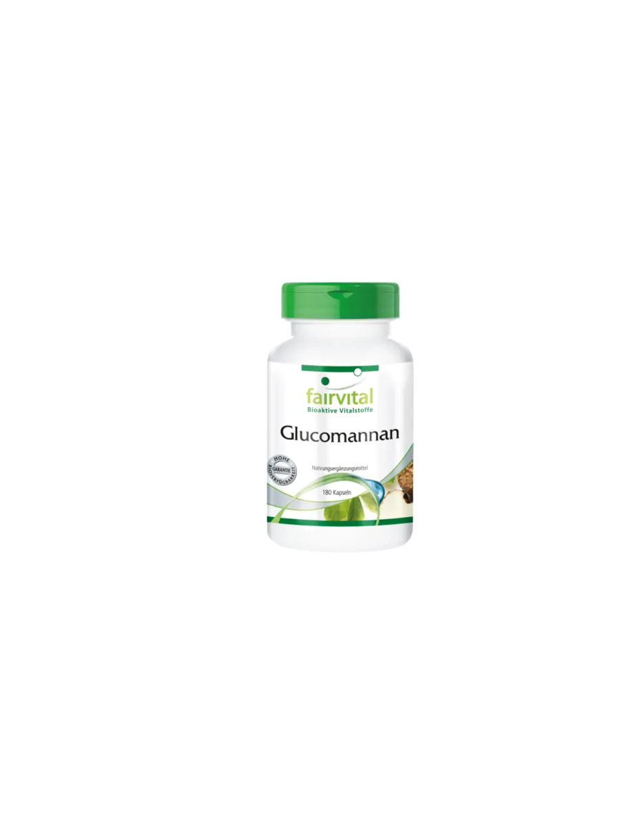 Glucomanano, 180 cápsulas, 500mg
