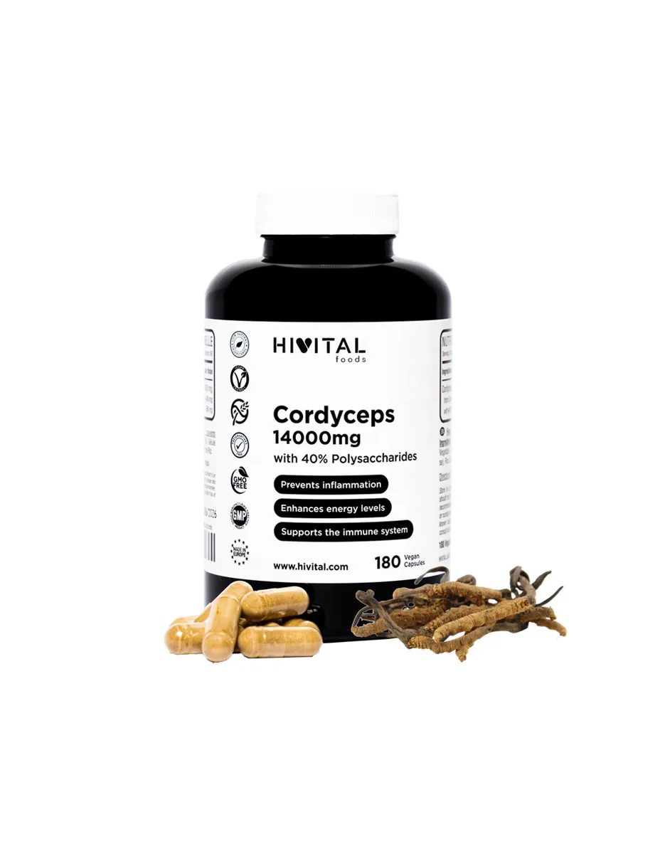 Cordyceps 14000mg, 180 cápsulas
