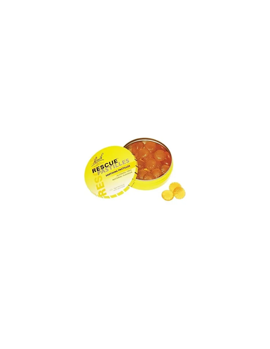 Rescue en pastillas, sabor Naranja y flores de saúco, 50 gramos