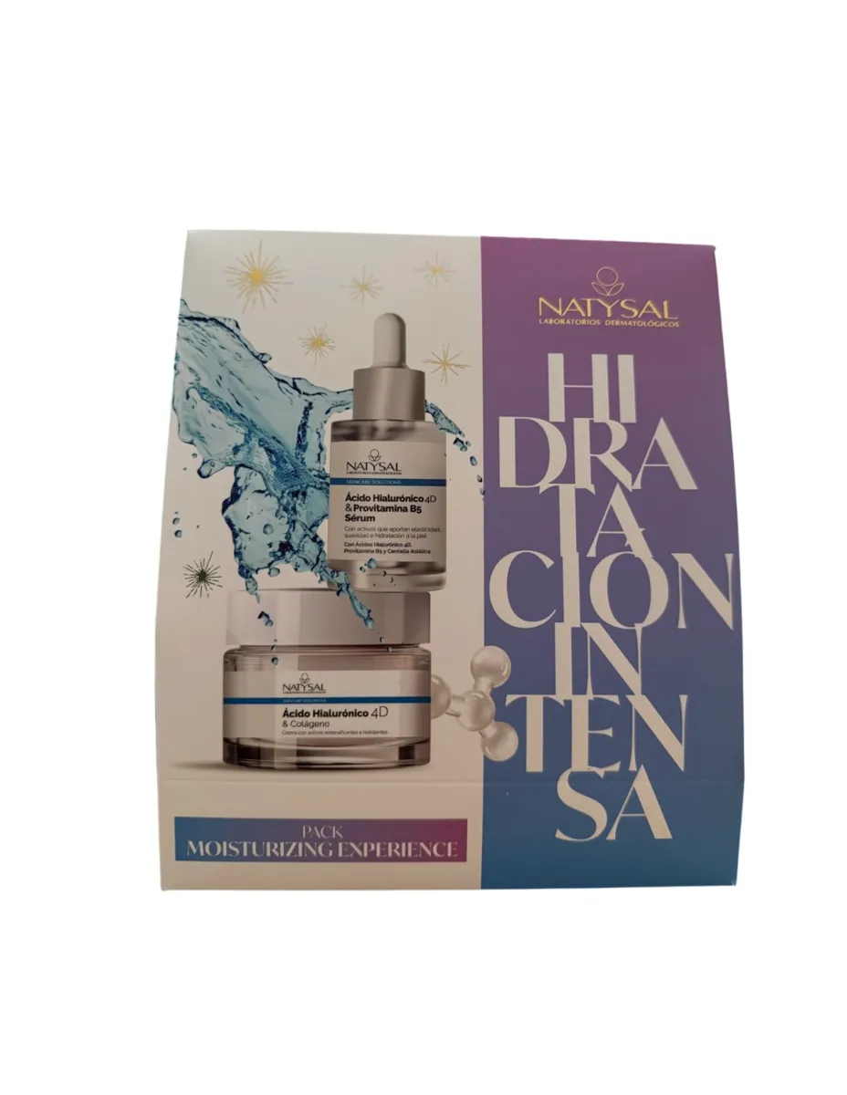 Pack hidratación intensa, (Crema y sérum facial)