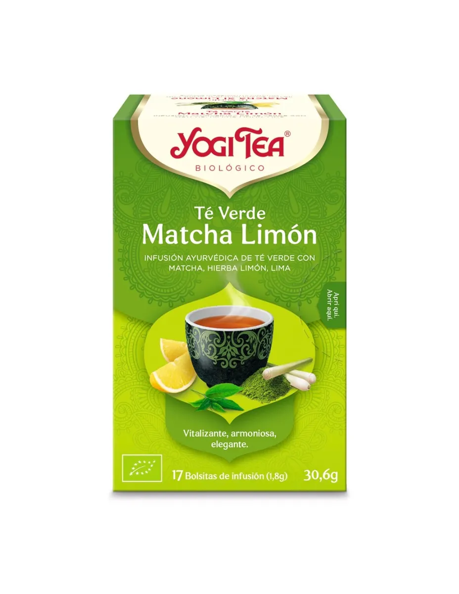 Infusión, Te Matcha limón, 17 bolsitas