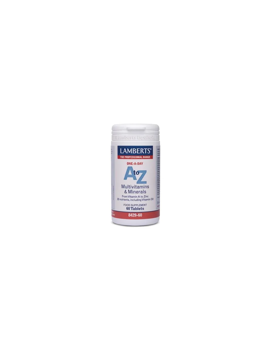 Multivitaminas y Minerales, A a la Z, 60 tabletas