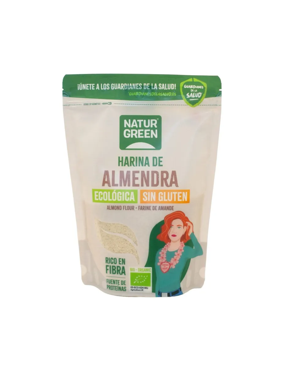 Harina de Almendra, ECO, sin gluten, 300 gramos