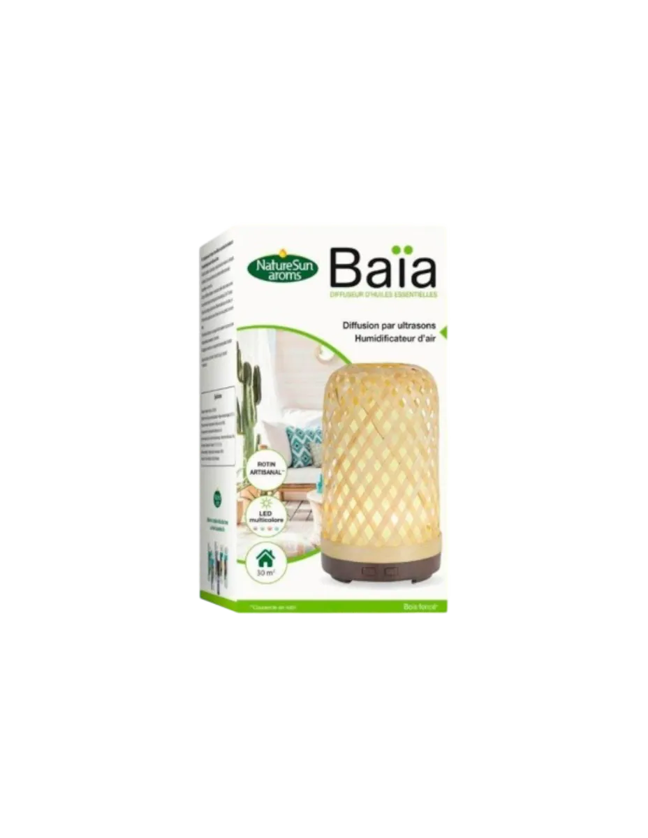 Difusor de Aceites esenciales Baïa, base oscura