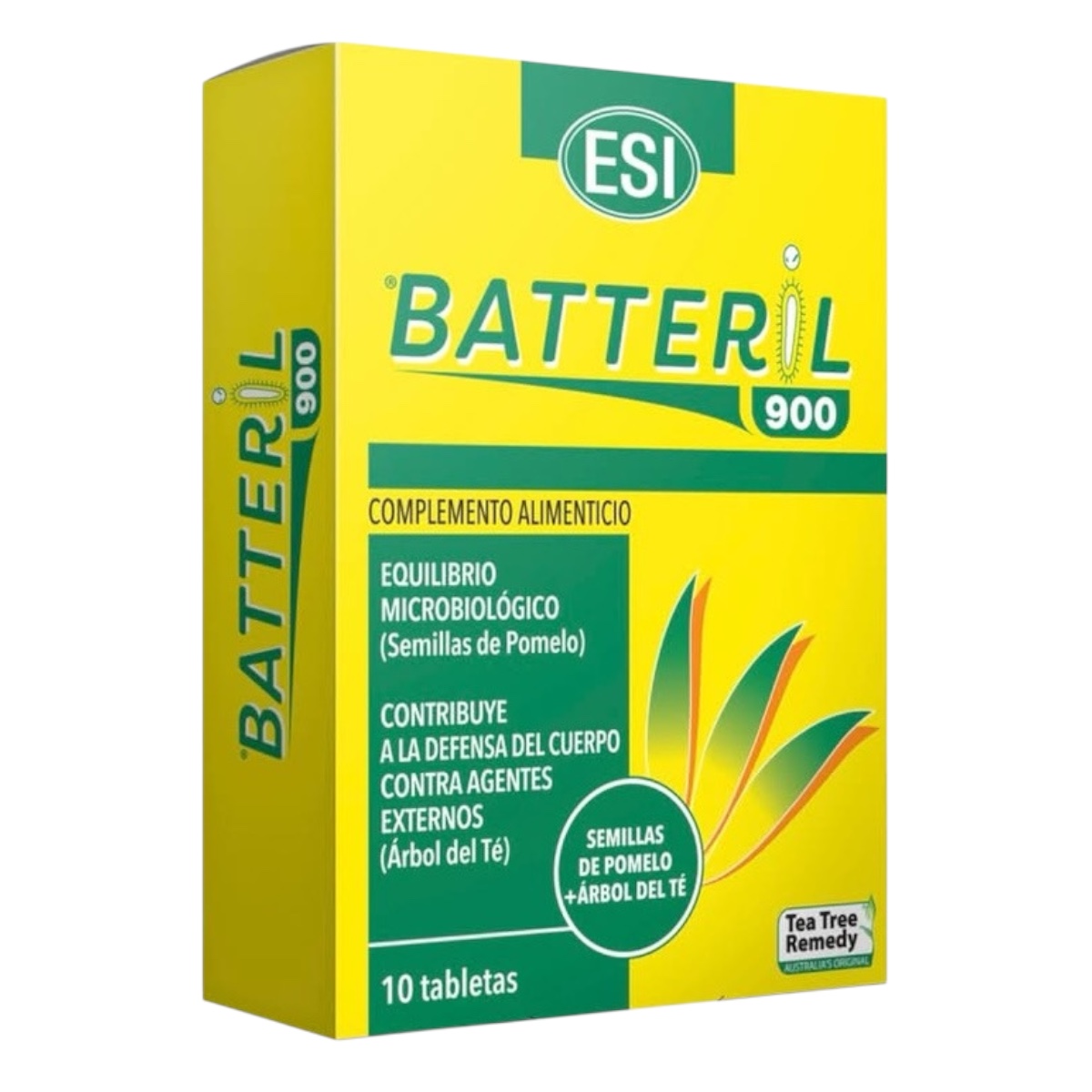 Batteril, árbol del té y semillas de Pomelo, 10 tabletas