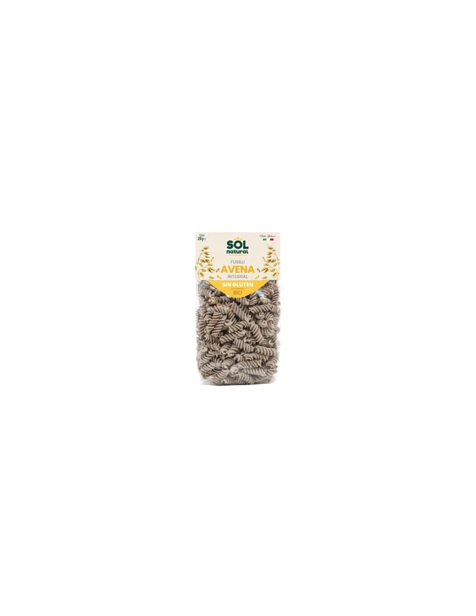 Fusilli, Avena Integral, BIO, sin gluten, 250 gramos