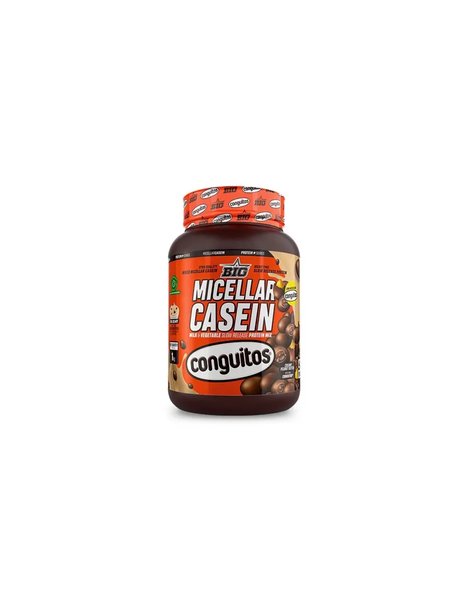 Caseína, sabor Conguitos chocolate y crema de cacahuete, 1Kg