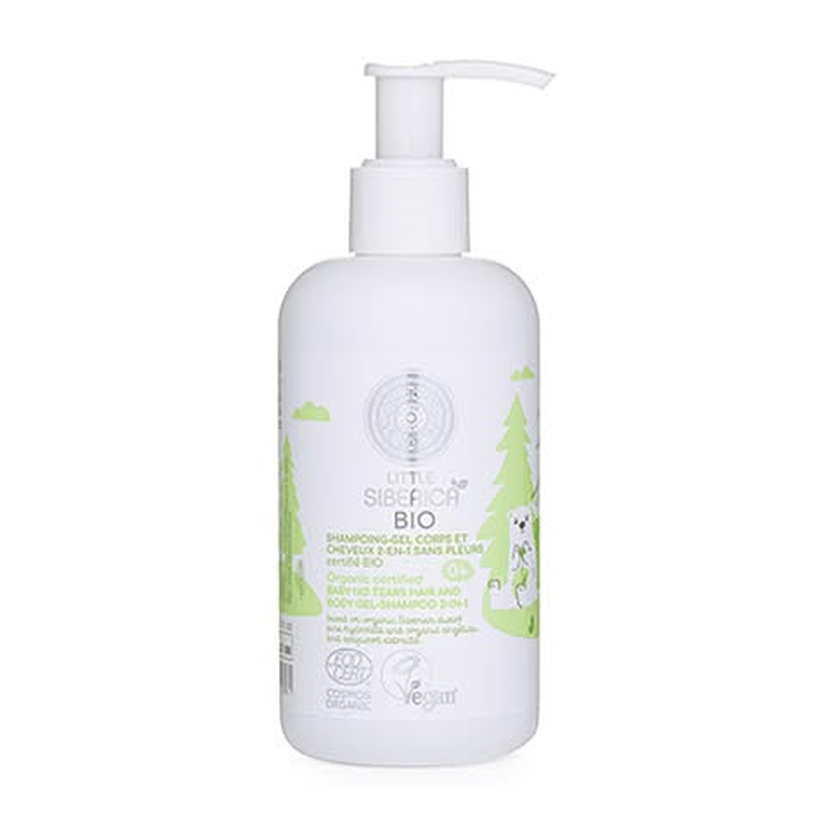 Gel y Champú para bebés "Sin lágrimas" para cabello y cuerpo 2 en 1, 250Ml