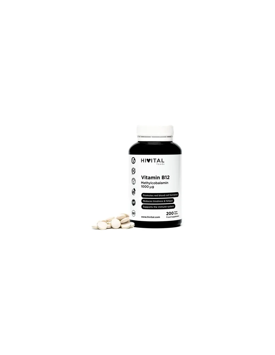 Vitamina B12 Metilcobalamina  1000 MCQ, 200 comprimidos