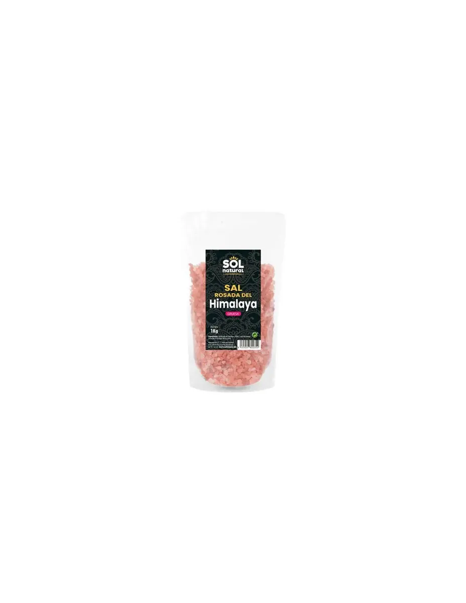 Sal Rosada del Himalaya, Gruesa, 100% pura sin tratamientos químicos ni Yodo, 1KG