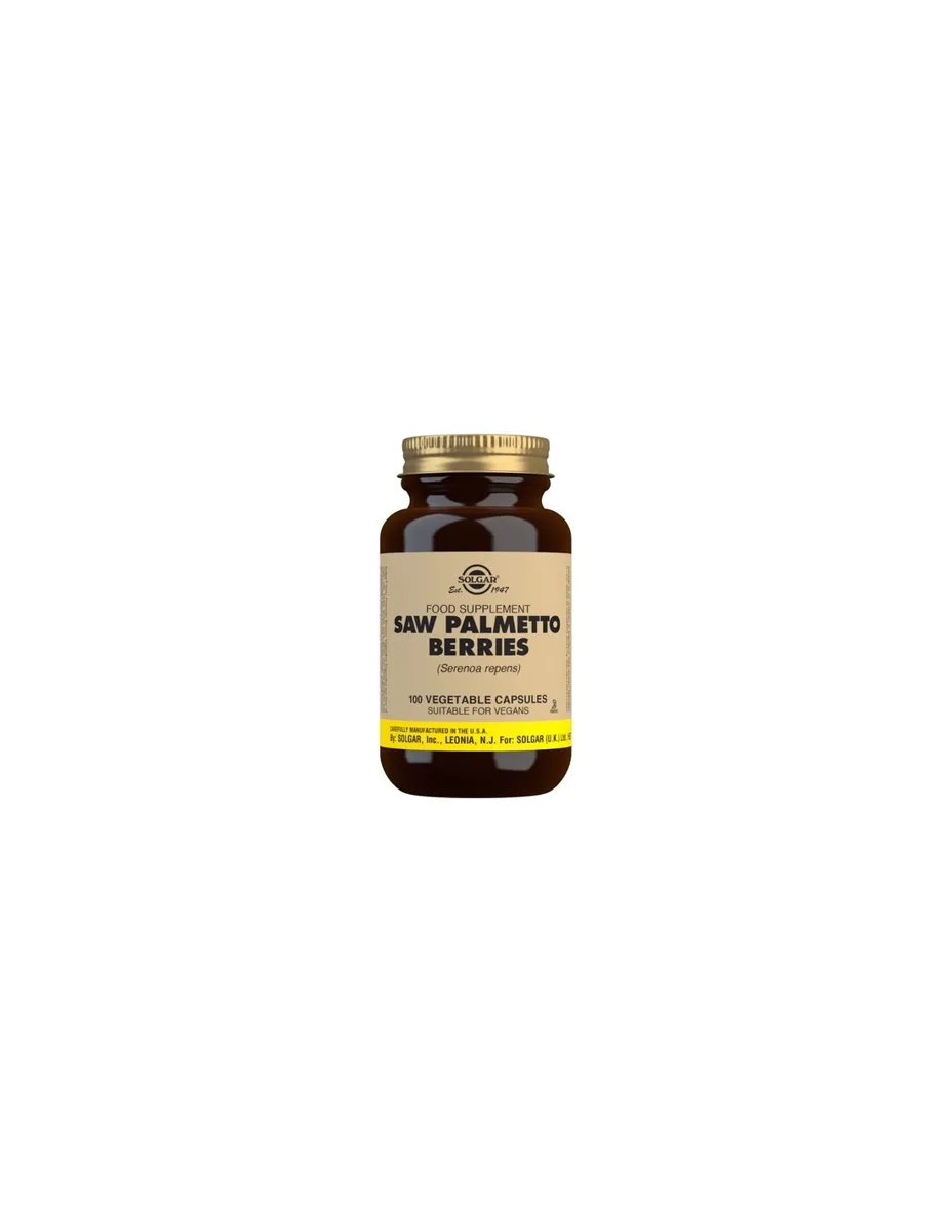 Saw Palmetto (Sabal o Serenoa Repens), 100 cápsulas, Vegano