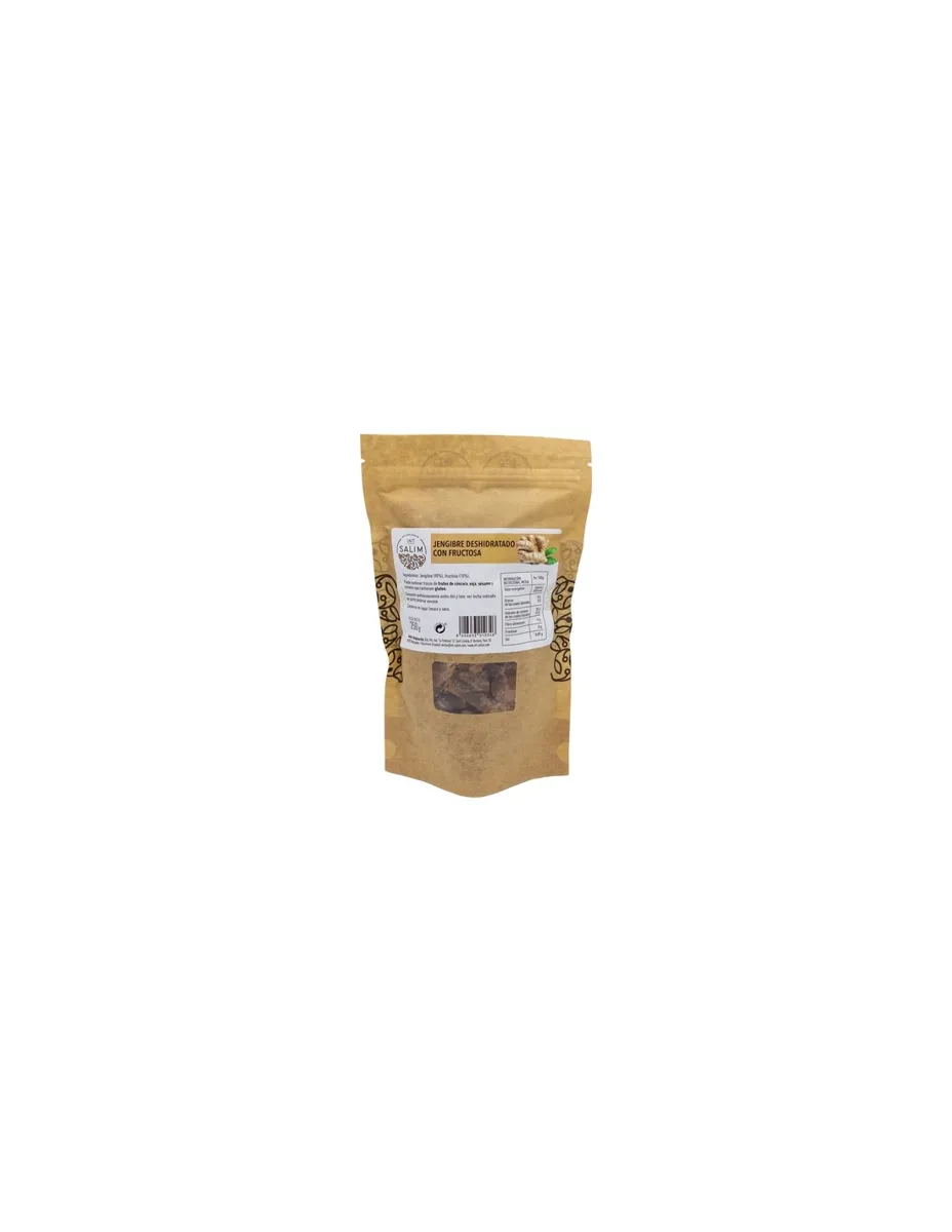 Jengibre deshidratado con fructosa, 250 gramos