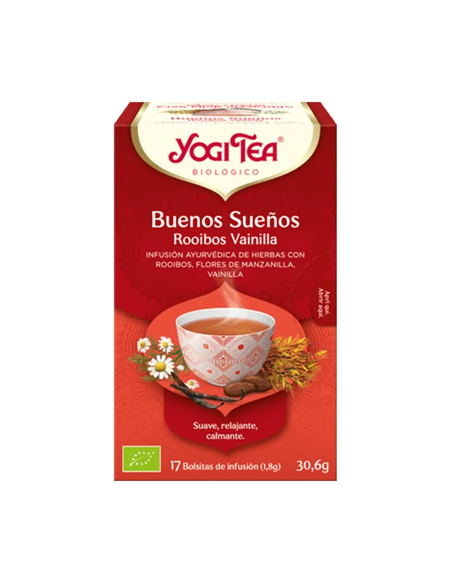 Infusión, Buenos sueños, Rooibos Vainilla, 17 bolsitas
