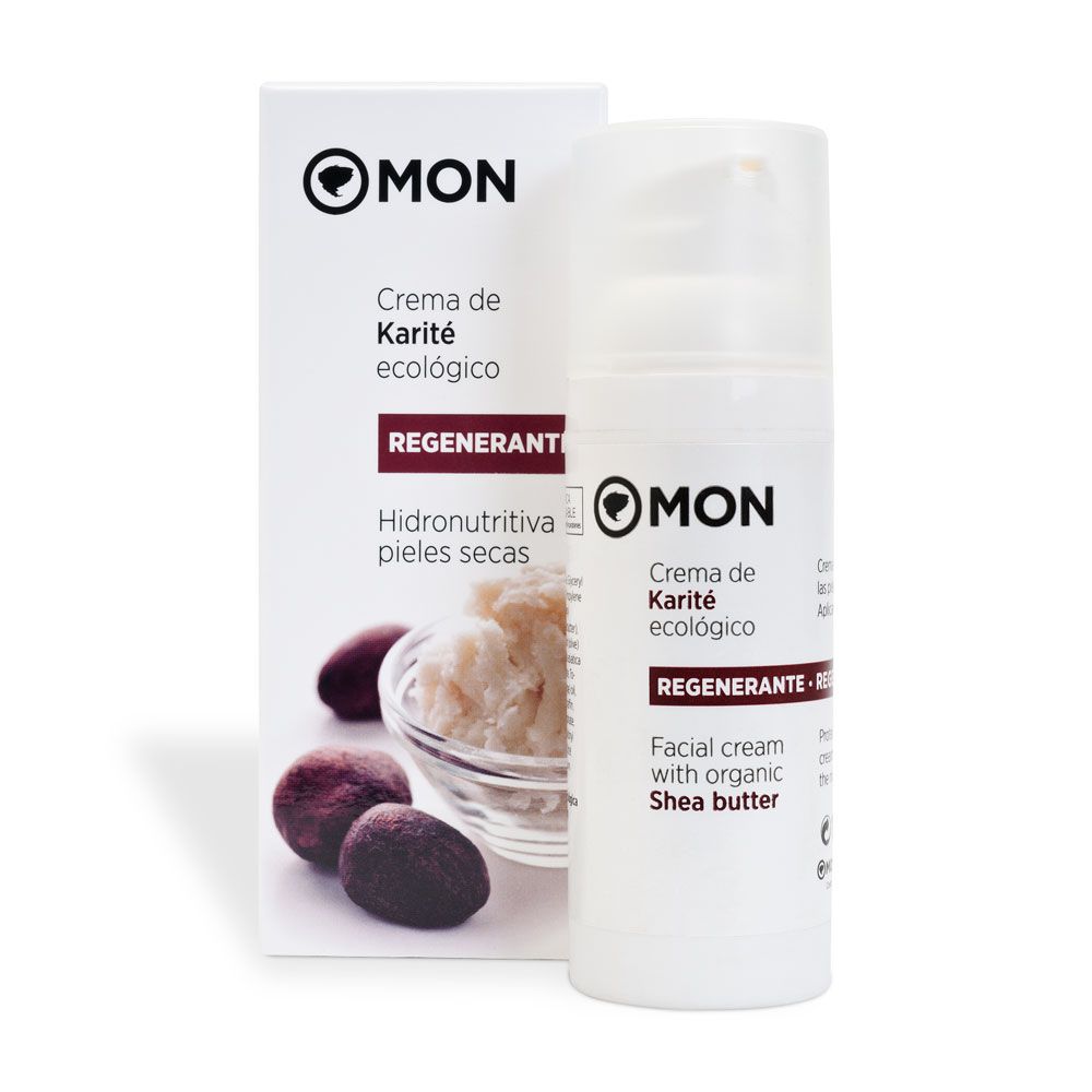 Crema Facial de Karité Ecológico, Regenerante, pieles secas