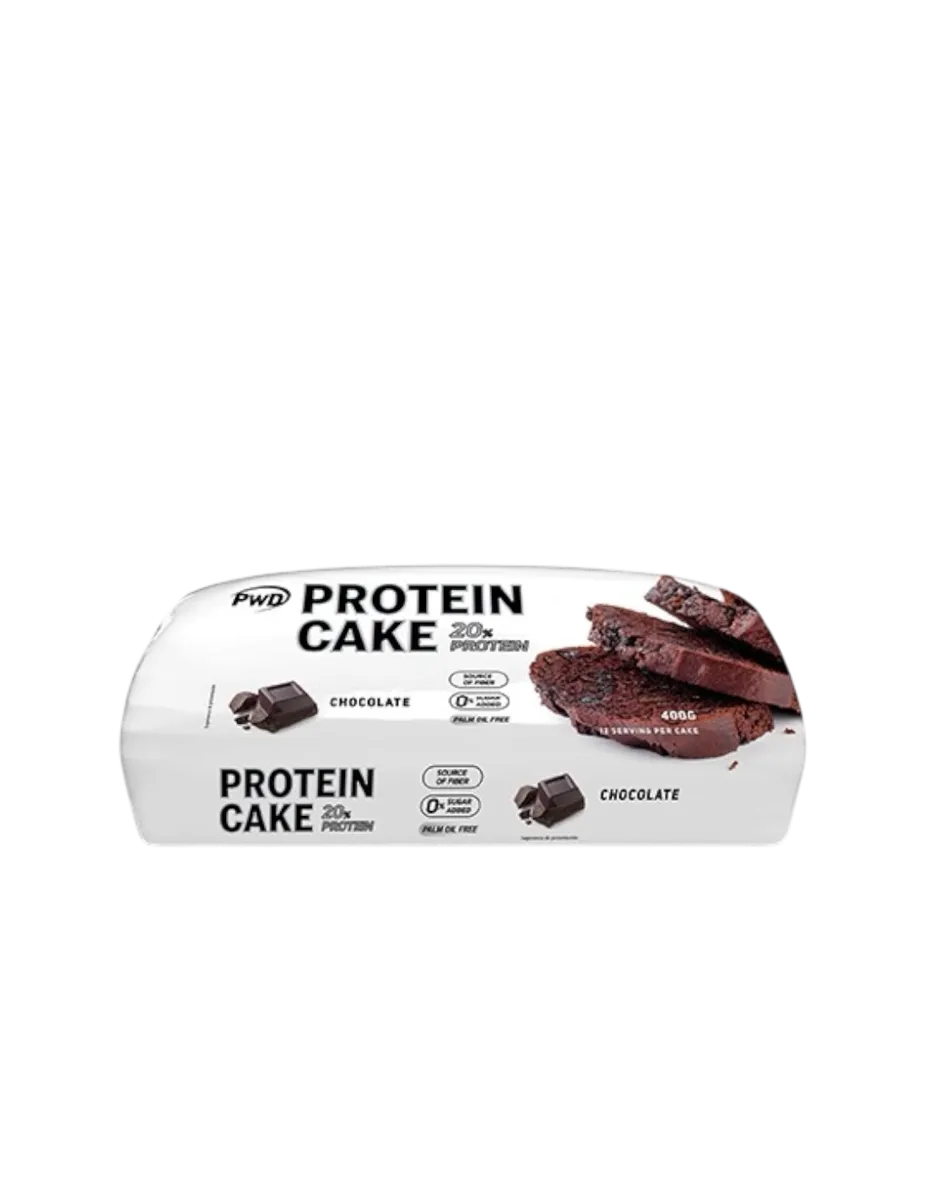Protein Cake, sabor Chocolate, 400 gramos, 20% proteína, sin azúcares añadidos
