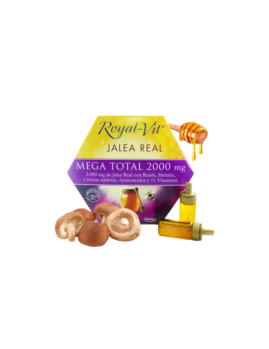 Jalea Real Mega Total 2000mg, 20 viales