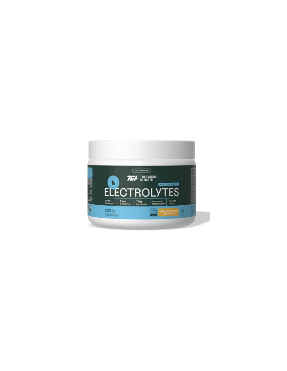Electrolitos, Veganos, con Estevia y aroma natural de Naranja y Limón, 320 gr