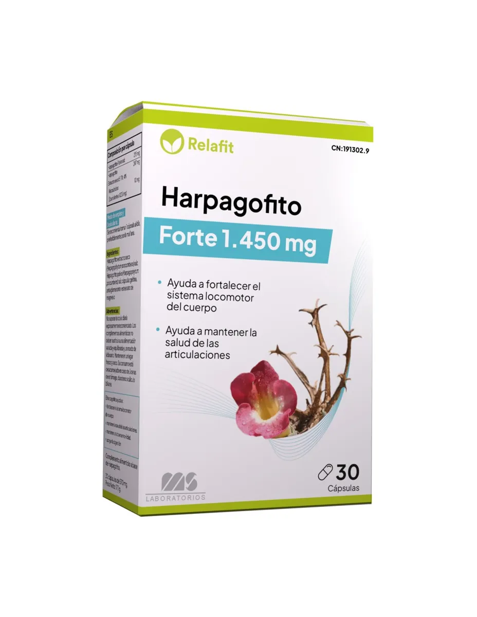 Harpagofito, 1450 mg, 30 cápsulas