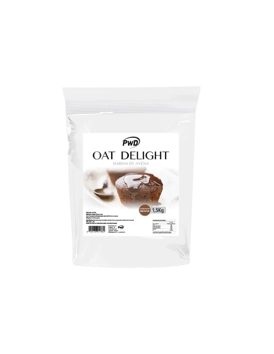 Harina de avena, sabor Brownie, 1,5Kg