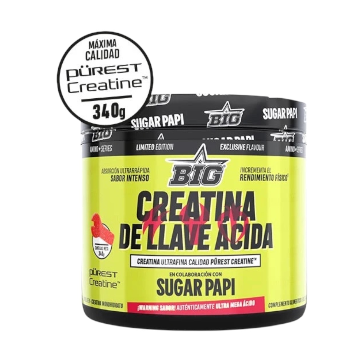 Creatina de Llave Ácida, "Purest", 340 gramos