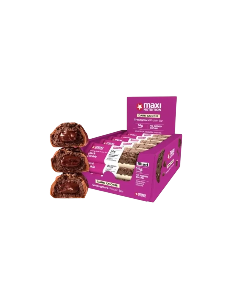 Barrita Proteica, sabor Galleta y Chocolate Negro, 45 gramos