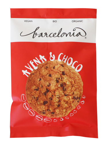Galletas, Eco, Vegana,  Avena&Choco 50gx10uds - Barcelonia