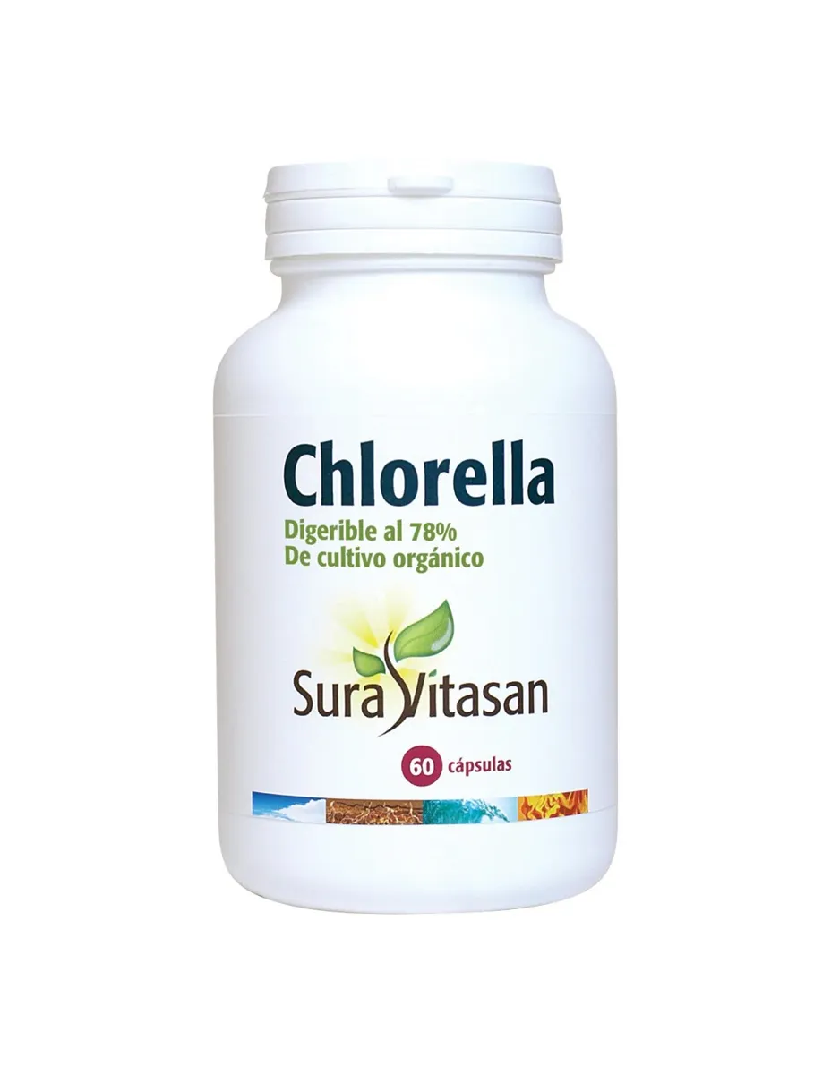Chlorella, 60 cápsulas
