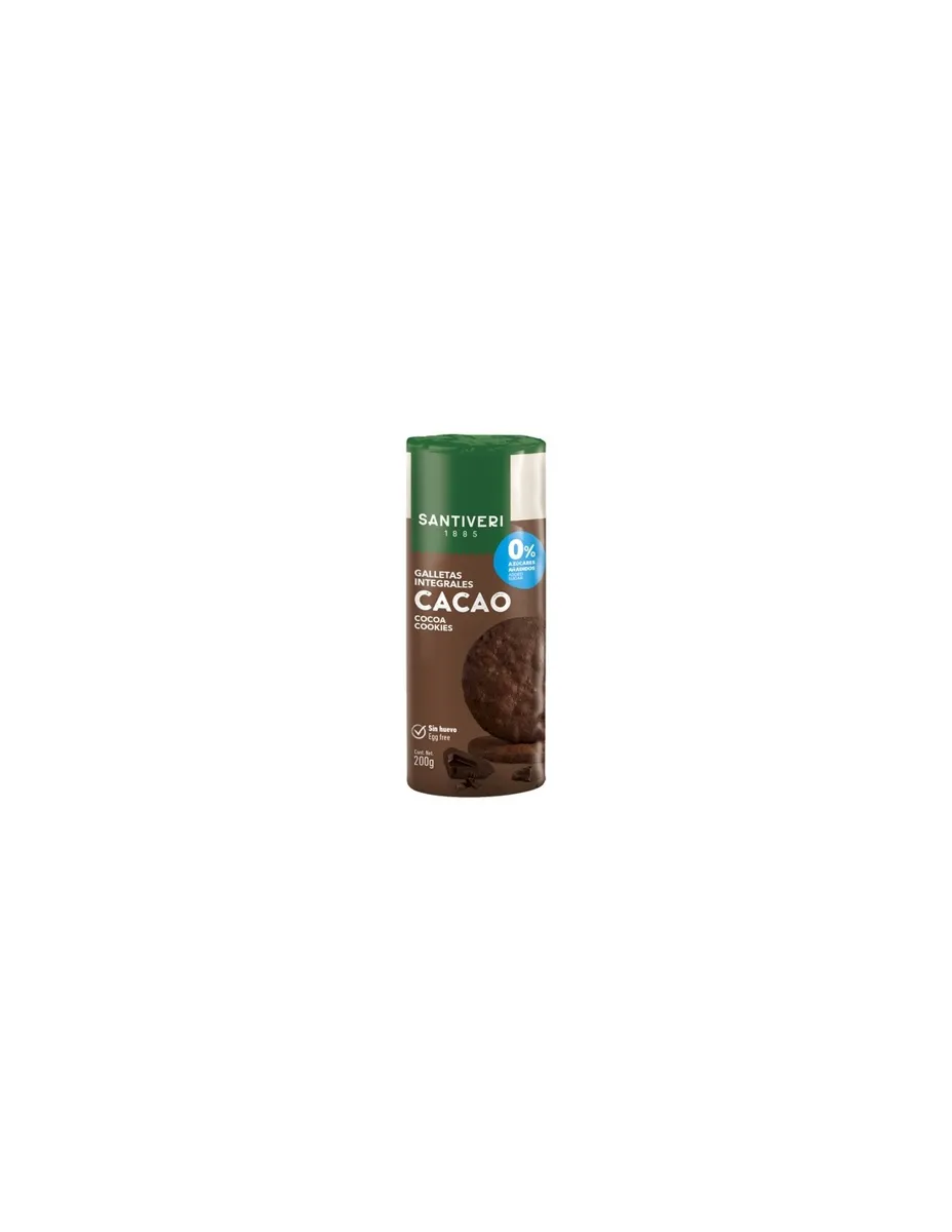 Galletas integrales de cacao, 200 gramos