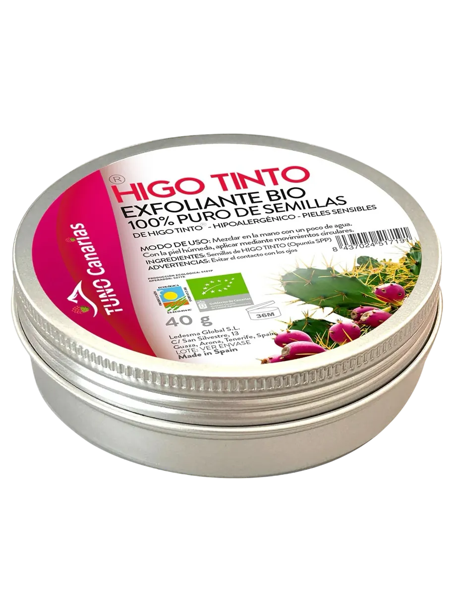 Exfoliante de semillas de Higo Tinto, BIO, 40 gramos
