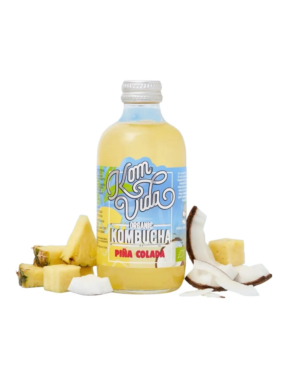 Kombucha, sabor Piña Colada, 250ml