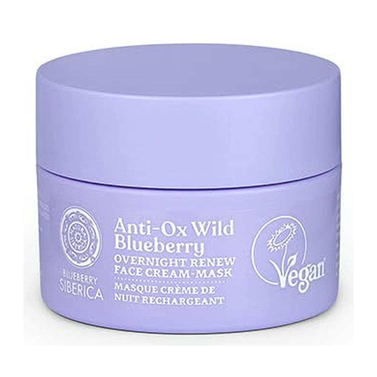 Crema / mascarilla facial, renovación nocturna, Blueberry, 50ml