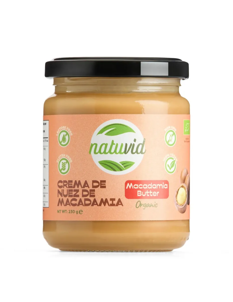 Crema de Nuez de Macadamia, BIO, 200 gramos