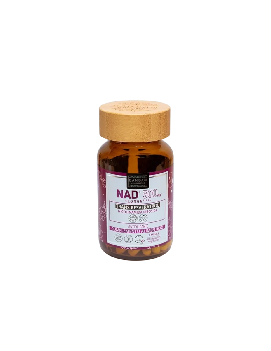NAD+, 300 mg, 60 Cápsulas