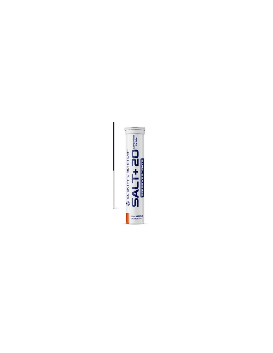 Electrolitos, Salt + 20, Effervescentes, Sabor Naranja